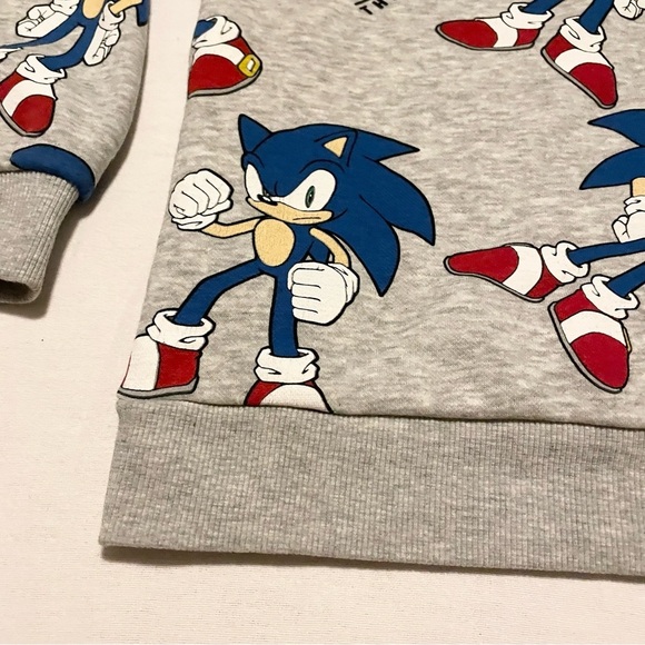 H&M Sonic the Hedgehog Sweatshirt Kids Size 8/10 - Picture 16 of 16